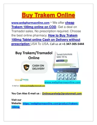 Buy Trakem Online USA