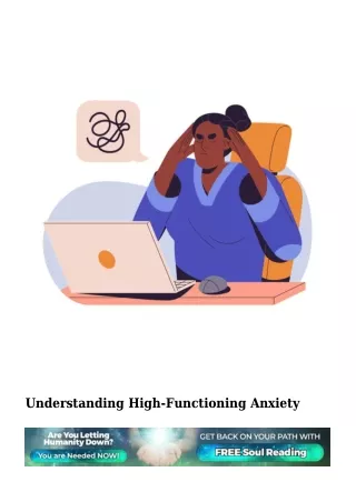 Understanding High-Functioning Anxiety