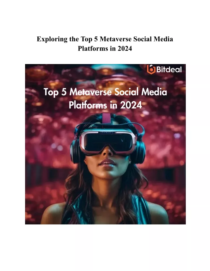 exploring the top 5 metaverse social media