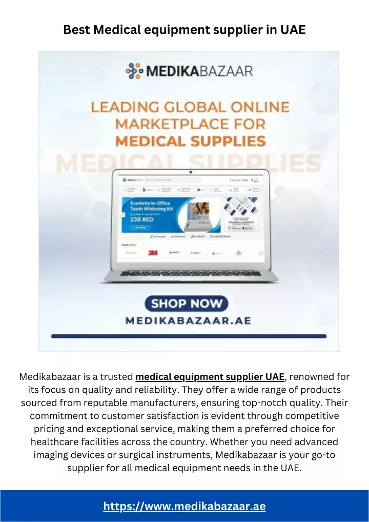 best medical equipment supplier in uae