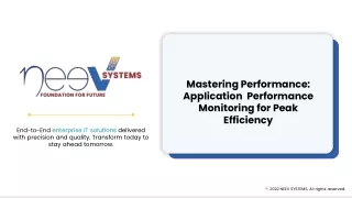 mastering performance application performance monitoring for peak efficiency