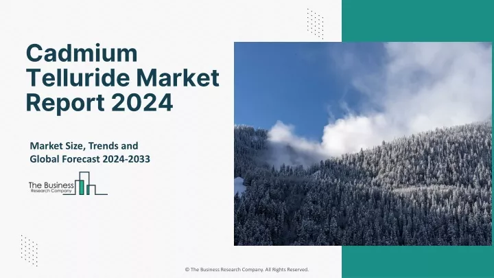 cadmium telluride market report 2024