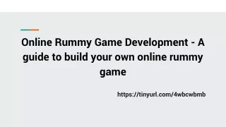 online rummy game development a guide to build your own online rummy game