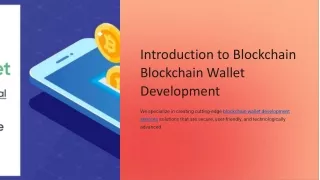 blockchain wallet development services
