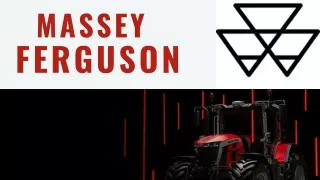 MASSEY FERGUSON TRACTORS, AGRICULTURAL TRACTORS
