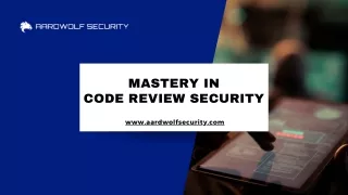 Mastery in Code Review Security Aardwolf Security