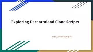 Exploring Decentraland Clone Scripts (1)