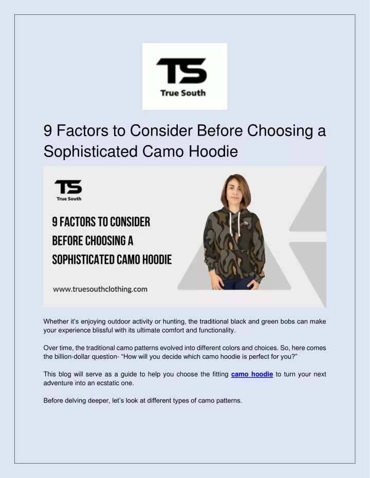 9 factors to consider before choosing