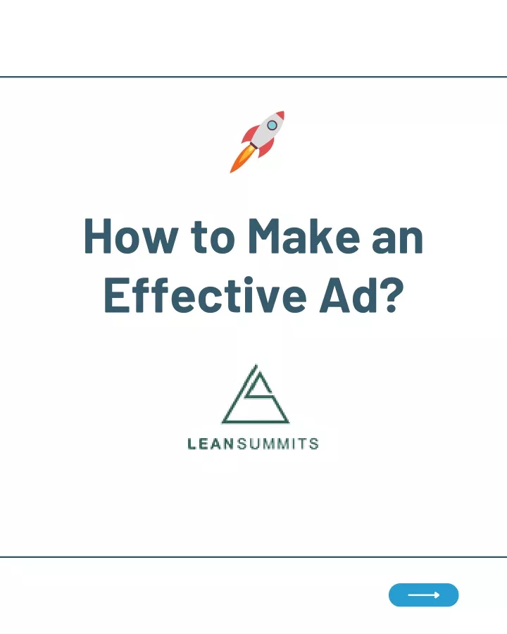 how to make an effective ad