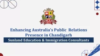 PR for Australia in Chandigarh