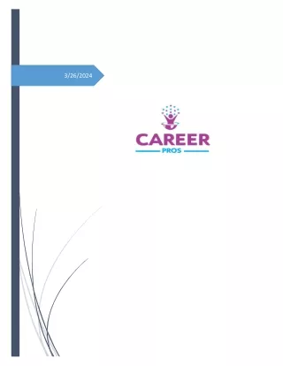 CAREER COUNSELING BY CAREER PROS