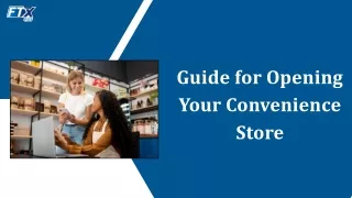 guide for opening your convenience store