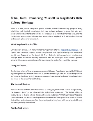 Tribal Tales Immersing Yourself in Nagaland's Rich Cultural Heritage .docx