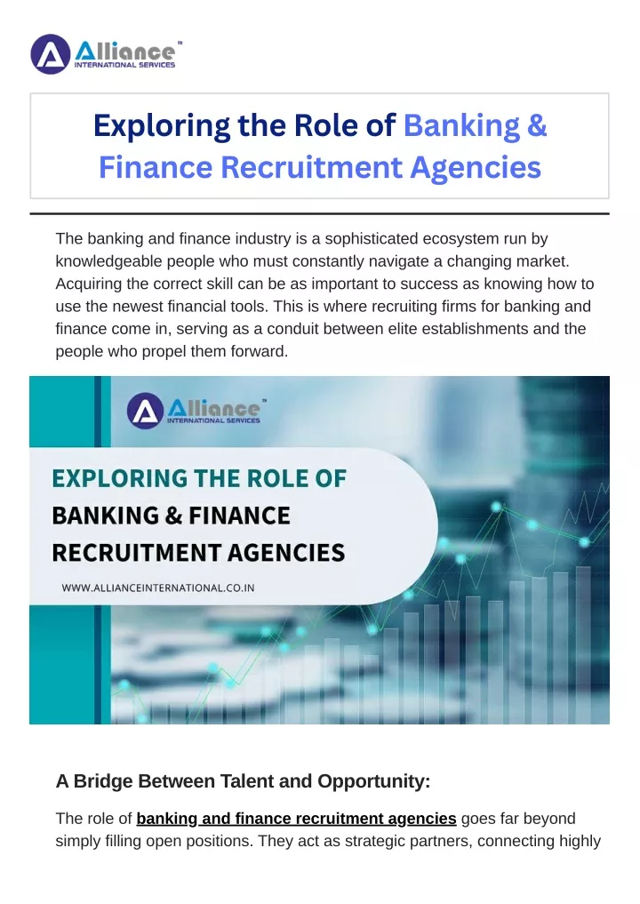 exploring the role of banking finance recruitment