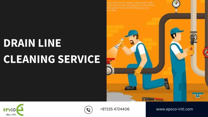 drain line cleaning service