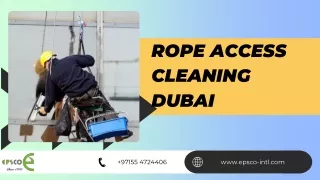 Rope Access Cleaning Dubai