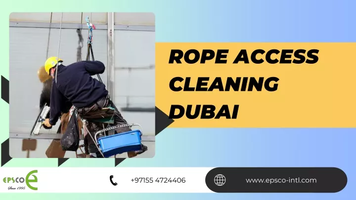 rope access cleaning dubai