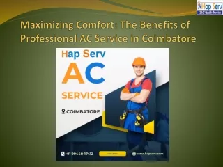 AC Repair and Service in Coimbatore