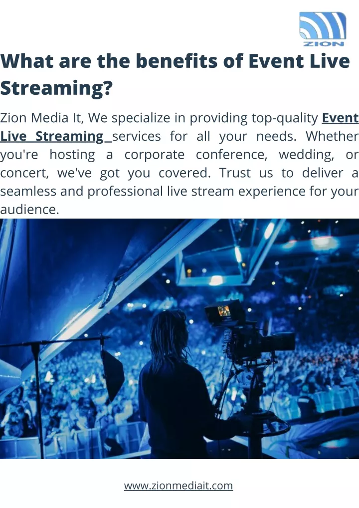 what are the benefits of event live streaming