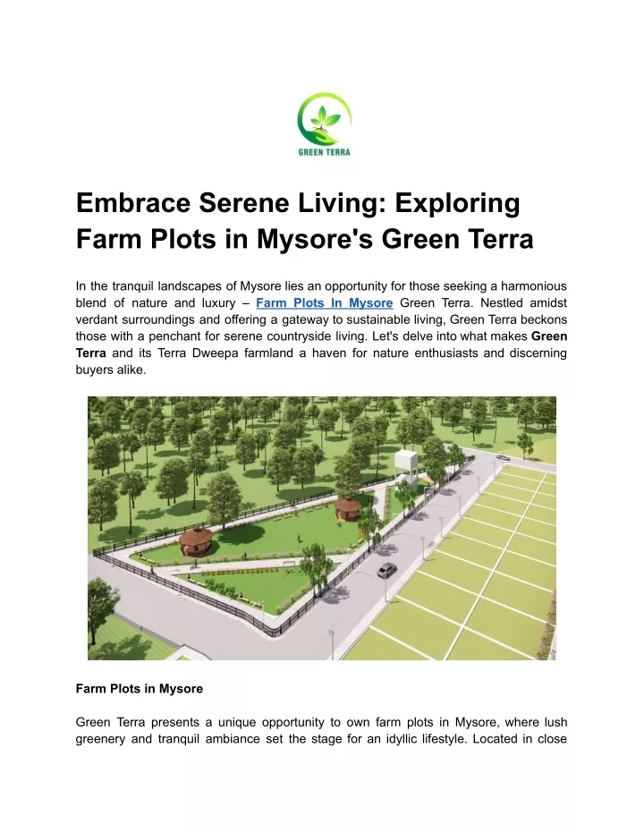 embrace serene living exploring farm plots