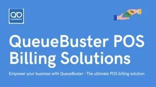 Queuebuster All in One POS Billing Software