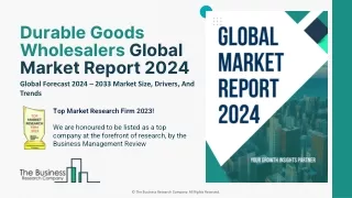 Durable Goods Wholesalers Global Market Report 2024