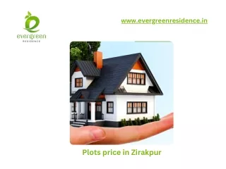 Plots price in Zirakpur