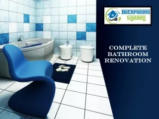 Complete Bathroom Renovation