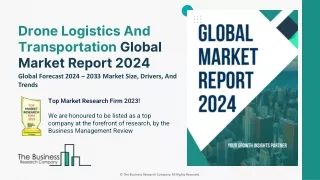 Drone Logistics And Transportation Global Market Report 2024
