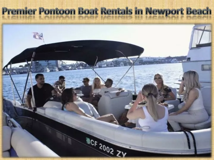 premier pontoon boat rentals in newport beach