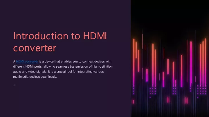 introduction to hdmi introduction to hdmi