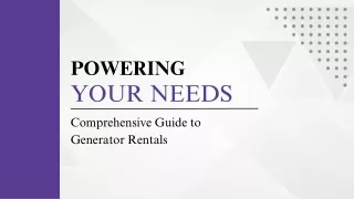 powering your needs