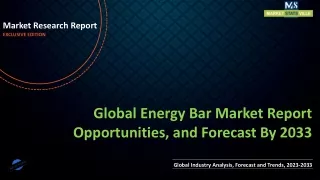 Energy Bar Market Report Opportunities, and Forecast By 2033