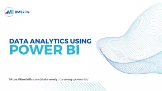 Data analytics using power BI