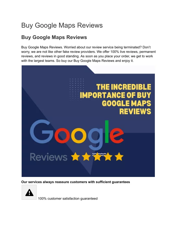 buy google maps reviews