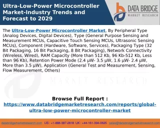 Ultra-Low-Power Microcontroller Market