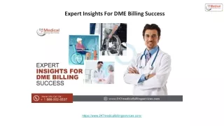 Expert Insights For DME Billing Success