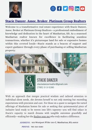 Stacie Danzer, Assoc. Broker, Platinum Group Realtors