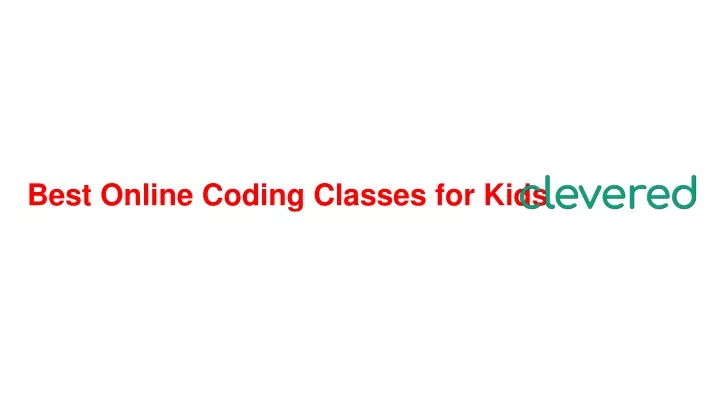 best online coding classes for kids
