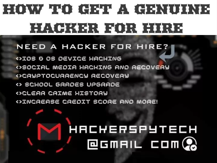 how to get a genuine hacker for hire