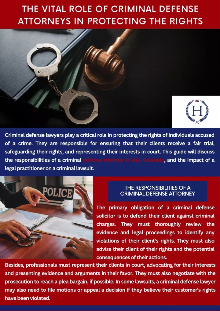 PPT - The Vital Role Of Criminal Defense Attorneys In Protecting The ...