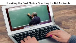 Unveiling the Best Online Coaching for IAS Aspirants