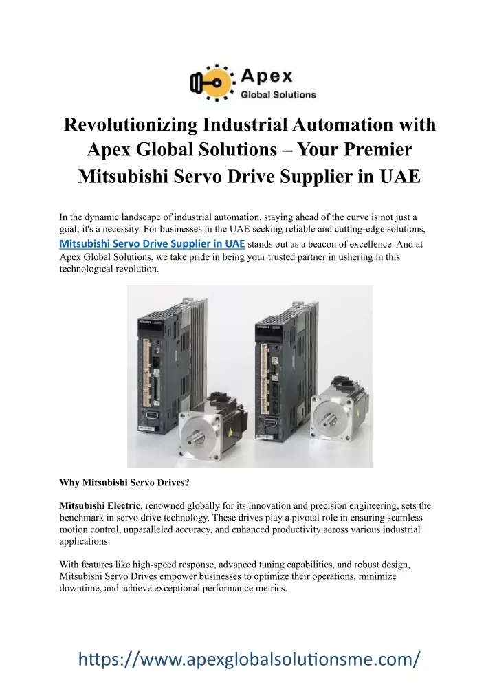revolutionizing industrial automation with apex