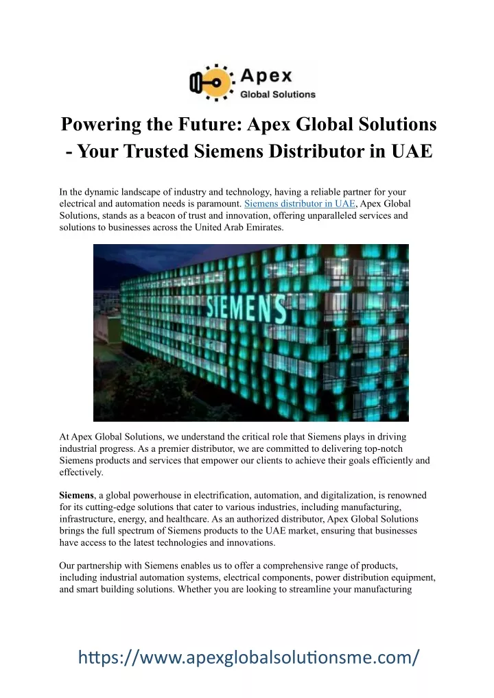 powering the future apex global solutions your