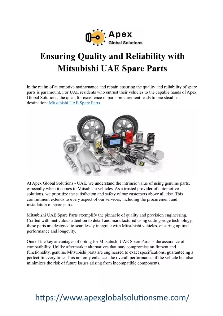 ensuring quality and reliability with mitsubishi