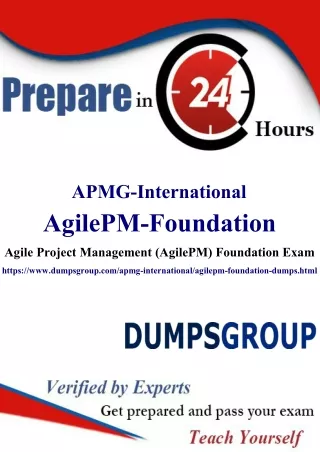 Efficient Preparation: AgilePM-Foundation Online Test Engine with 20% Off!