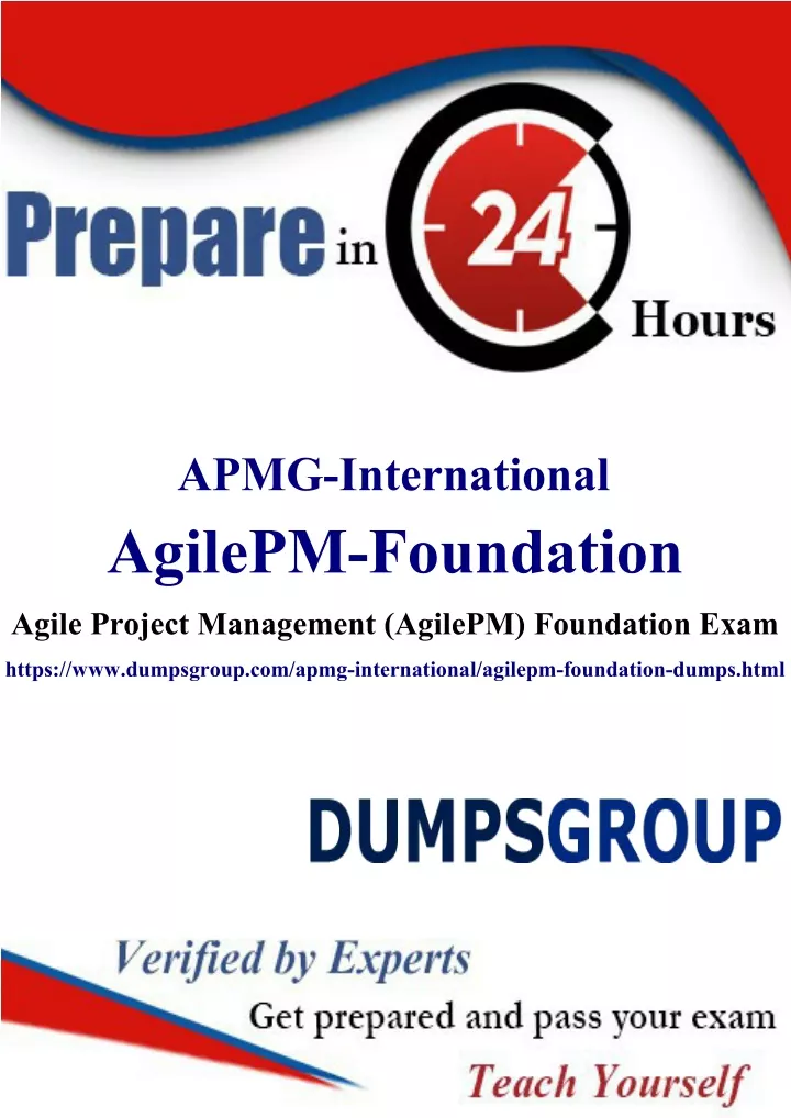 apmg international agilepm foundation