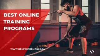Elite Online Training Programs: Unlock Your Body's Potential