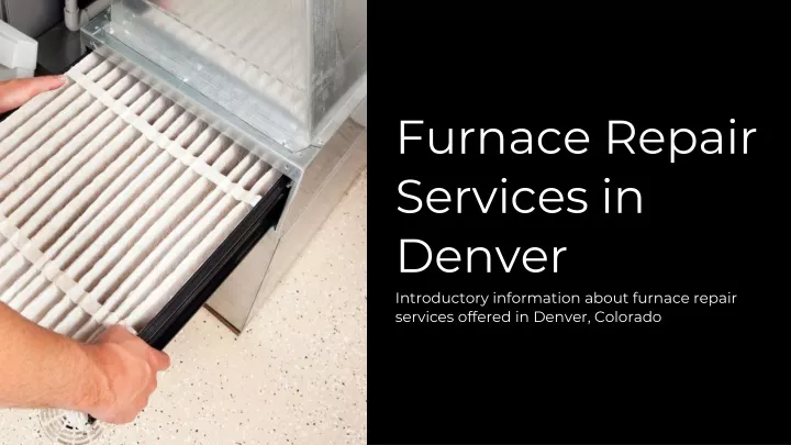 furnace repair services in denver