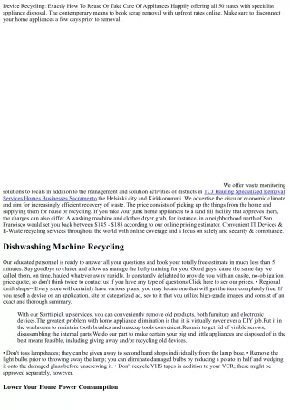 The Complete Overview For Home Appliance Recycling